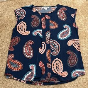 liz claiborne sleeveless blouse